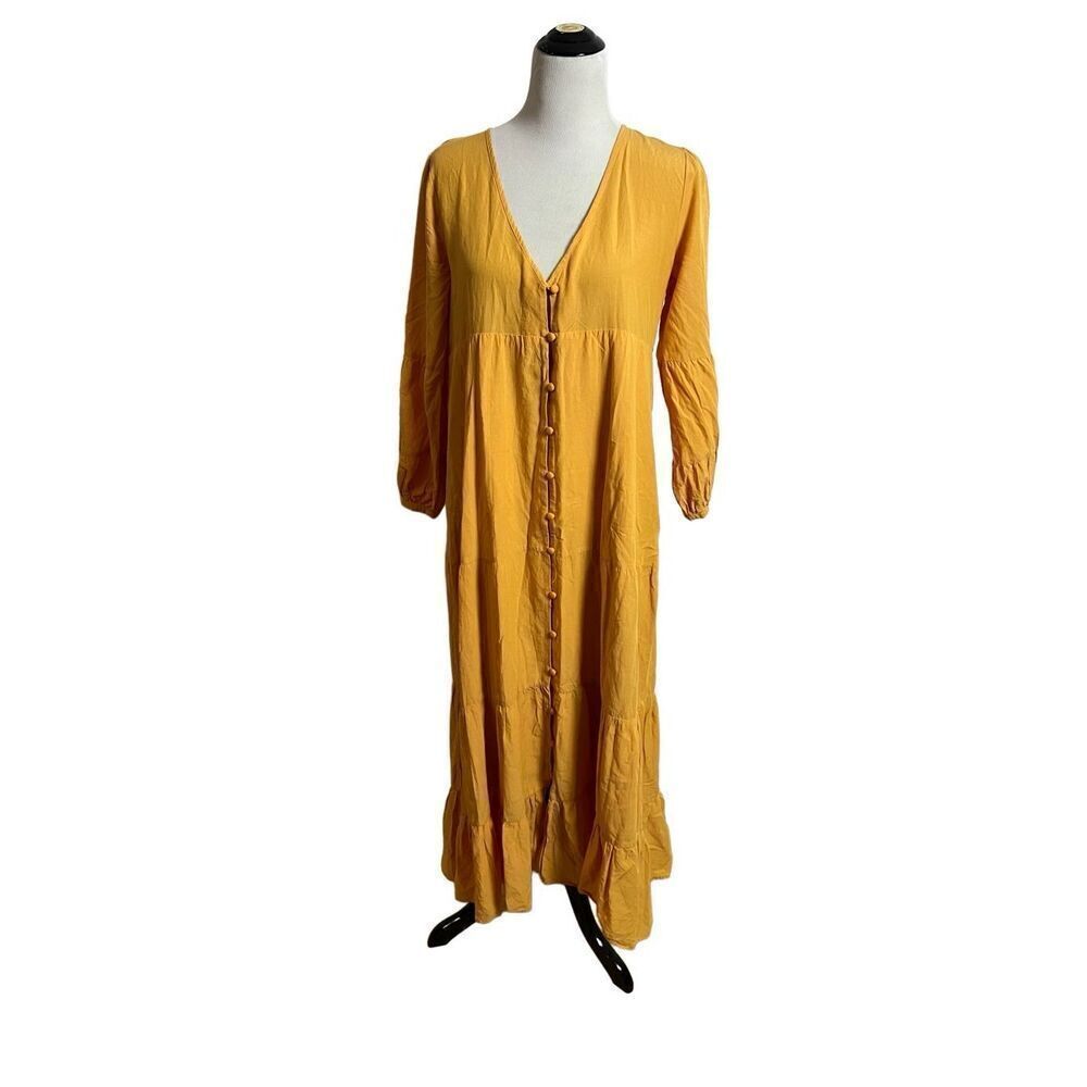 Urban outfitters cotton boho summer orange dress size M